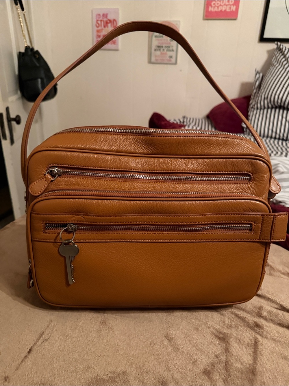 Bogdana Siena Leather Camera Bag